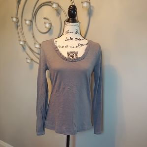 Loft grey long sleeve tee